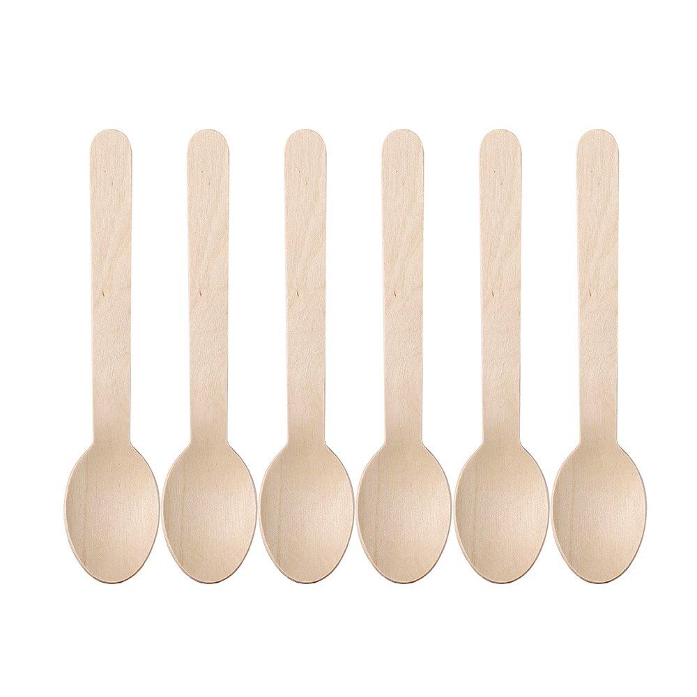 2 Pack x Lemon & Lime Eco 15.5cm Wooden Spoons 12pc
