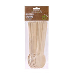 2 Pack x Lemon & Lime Eco 15.5cm Wooden Spoons 12pc