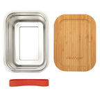 Stainless Steel Bamboo Lunch Box