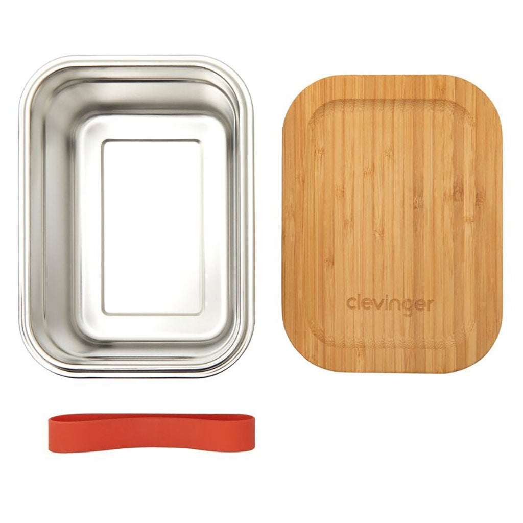 Stainless Steel Bamboo Lunch Box