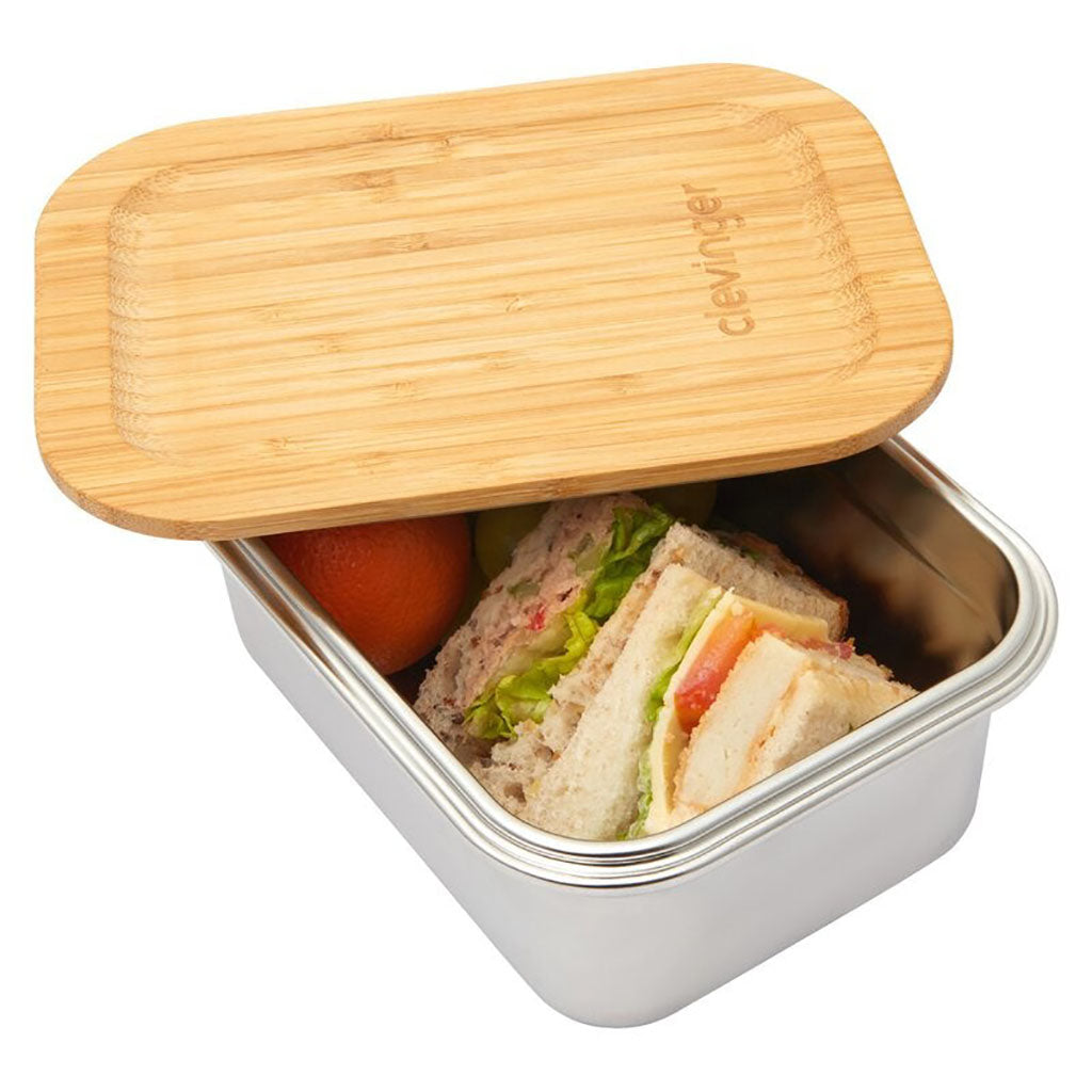 Stainless Steel Bamboo Lunch Box