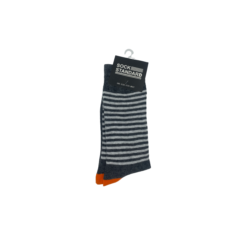 Sock Standard - Striped/Orange