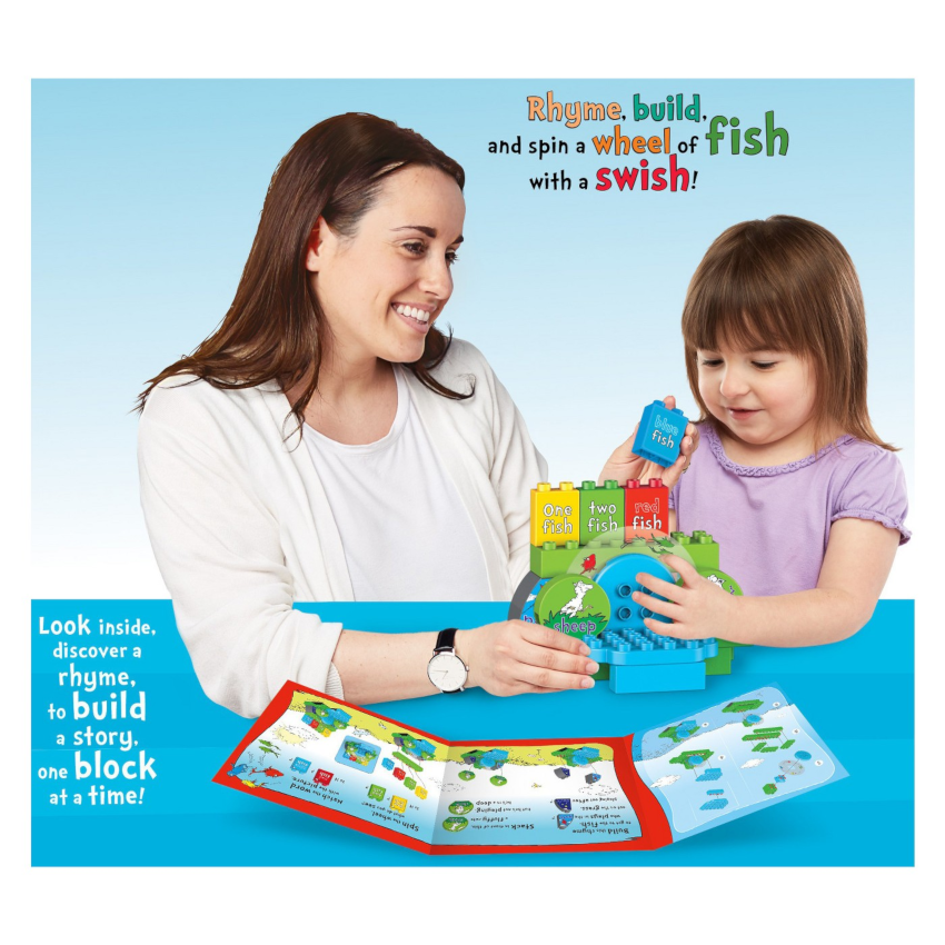 Mega Bloks Dr. Seuss One Fish Two Fish Pond Building Set