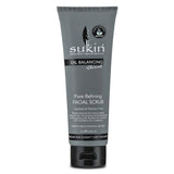 Sukin Oil Balancing + Charcoal Pore Refining Facial Scrub - 125ml