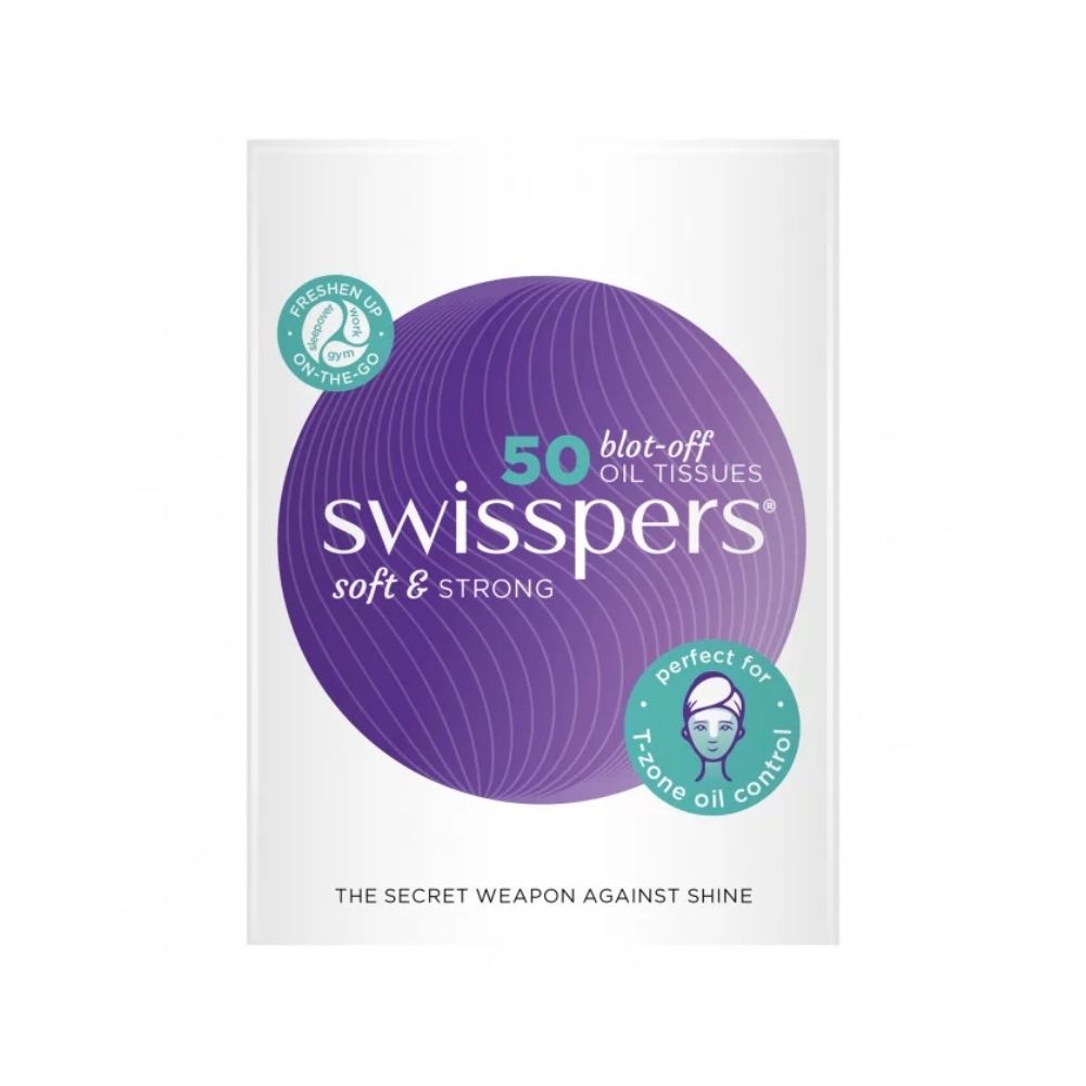 2 Pack x Swisspers Blot Off Oil Tissues 50pc