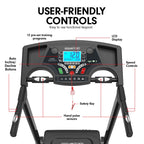 Powertrain K200 Electric Treadmill Folding Home Gym Running  Machine