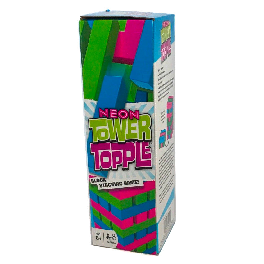 Neon Tower Topple