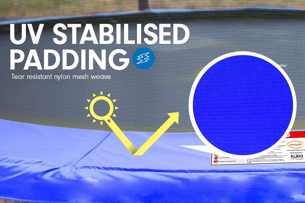 Kahuna Trampoline 10 ft  Roof - Blue