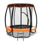 Kahuna Trampoline 8 ft with  Roof - Orange