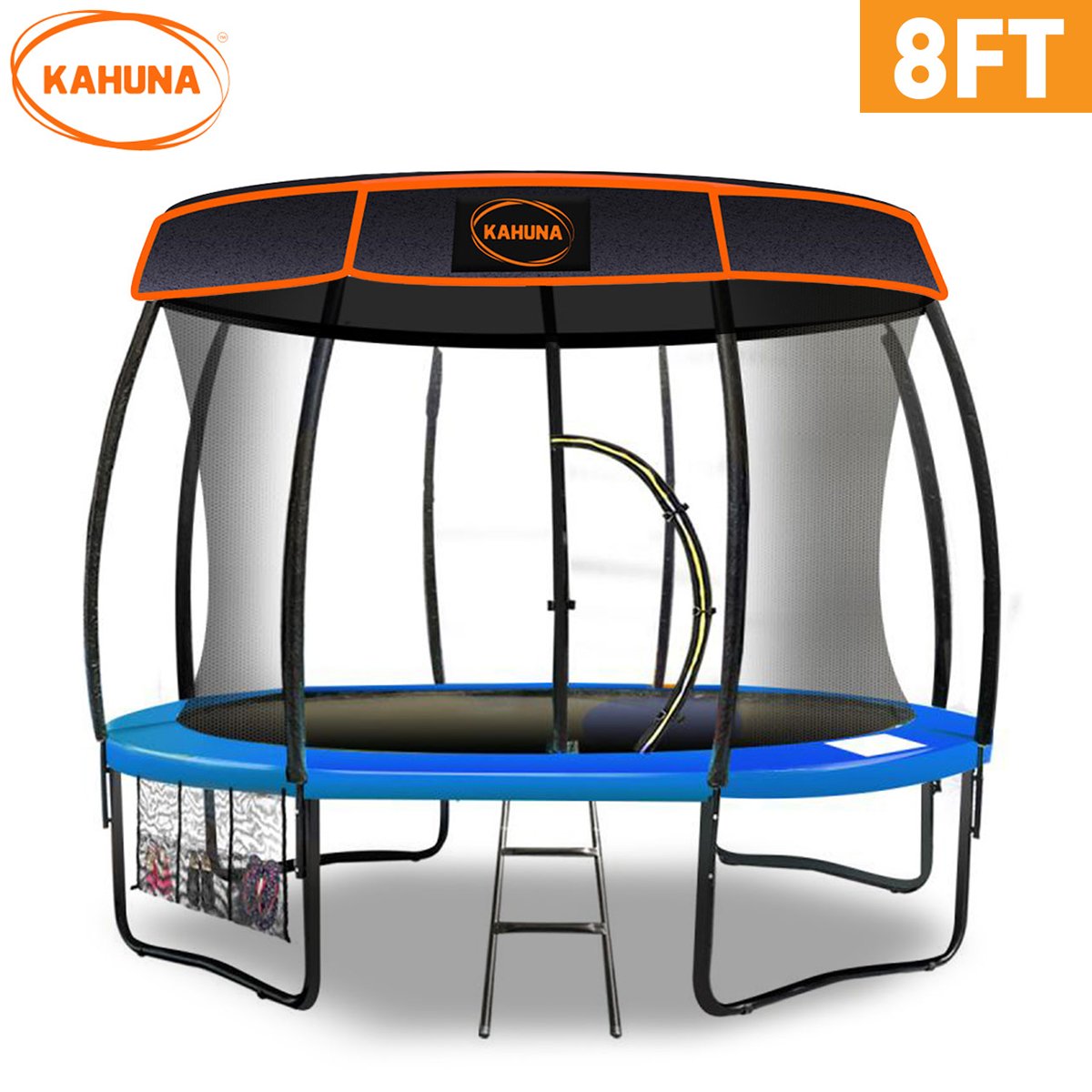 Kahuna Trampoline 8 ft  Roof - Blue