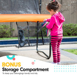 Kahuna Trampoline 8 ft with  Roof - Orange