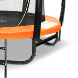 Kahuna Trampoline 8ft with Basketball Set - Orange