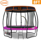 Kahuna Trampoline 8 ft with Roof - Pink