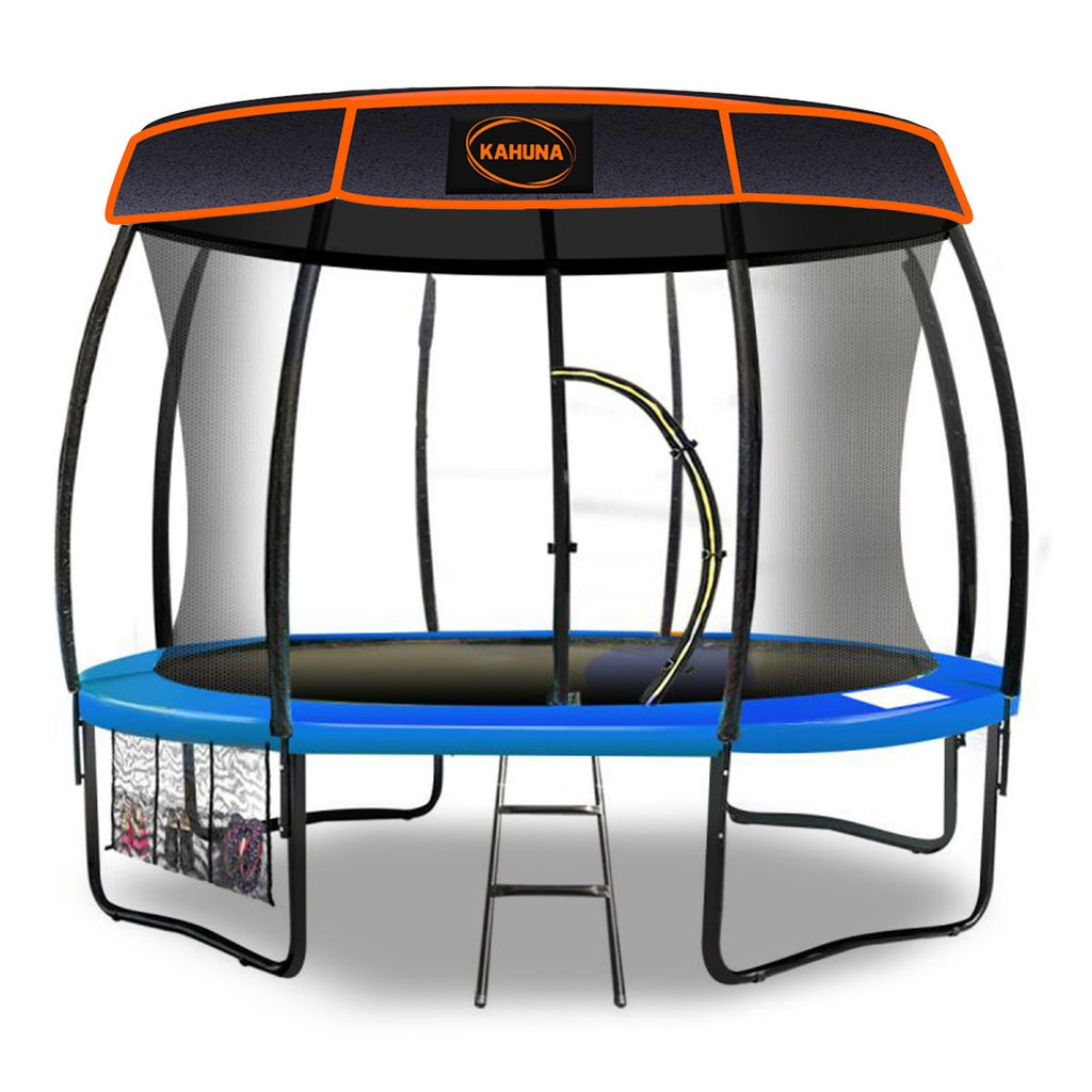 Kahuna Trampoline 10 ft  Roof - Blue