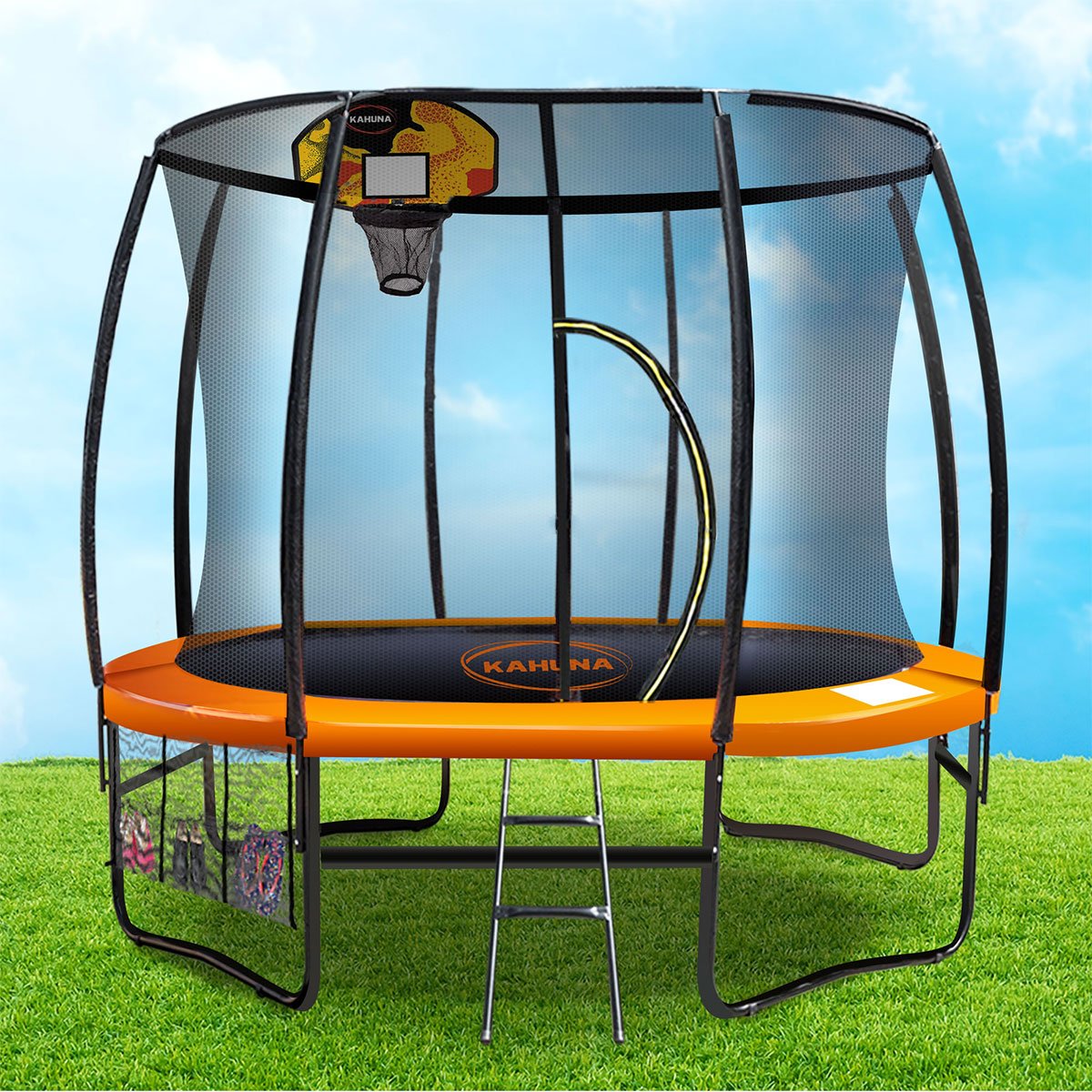 Kahuna Trampoline 10ft with  Basket ball set