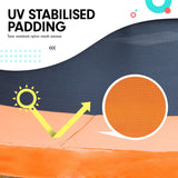 Kahuna Trampoline 10 ft with Roof - Orange