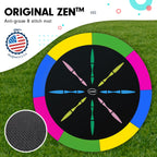 Kahuna Trampoline 10 ft with  Roof - Rainbow