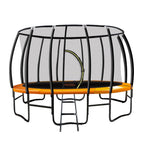 Trampoline Kahuna 12 ft Round Outdoor Kids with Safety Enclosure Net