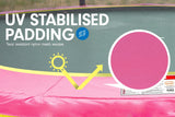 Kahuna Trampoline 12 ft with  Roof-Pink