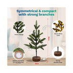 Battery Operated Light Up Christmas Tree - 50cm