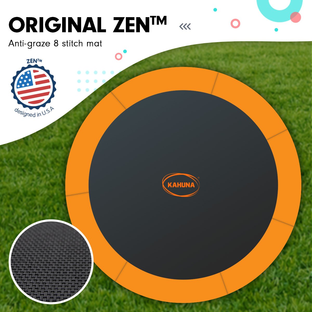 Kahuna Twister 8ft Springless Trampoline