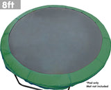 8ft Trampoline Replacement Pad Reinforced Outdoor Round Spring Cover