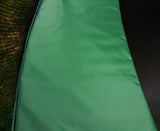 12ft Trampoline Replacement Safety Pad and Net Round 8 Poles Green