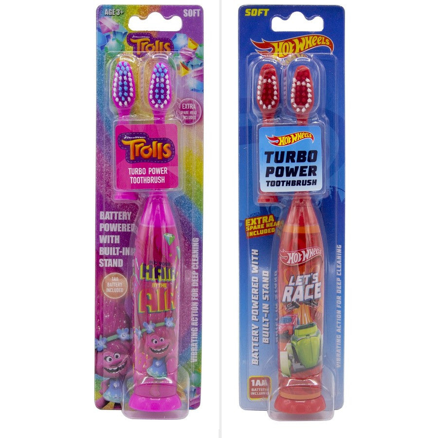 Kids Turbo Power Toothbrush With Spare Head