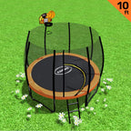 Kahuna 10ft Springless Trampoline with Basketball Set