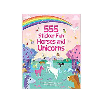 555 Sticker Fun Book: Fun Horses and Unicorns