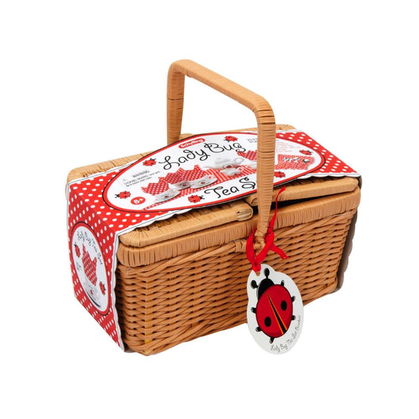 Schylling Ladybug Tea Set in a Basket – Smooth Sales