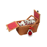 Schylling Ladybug Tea Set in a Basket