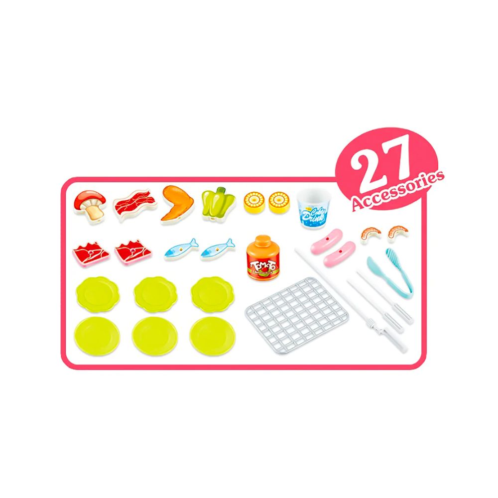 Rotating BBQ Cart Playset