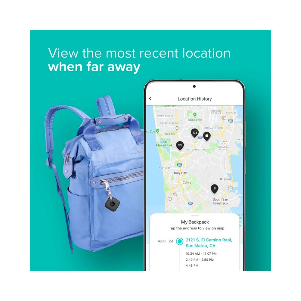 Tile Mate Versatile Bluetooth Tracker Black - 1 pack