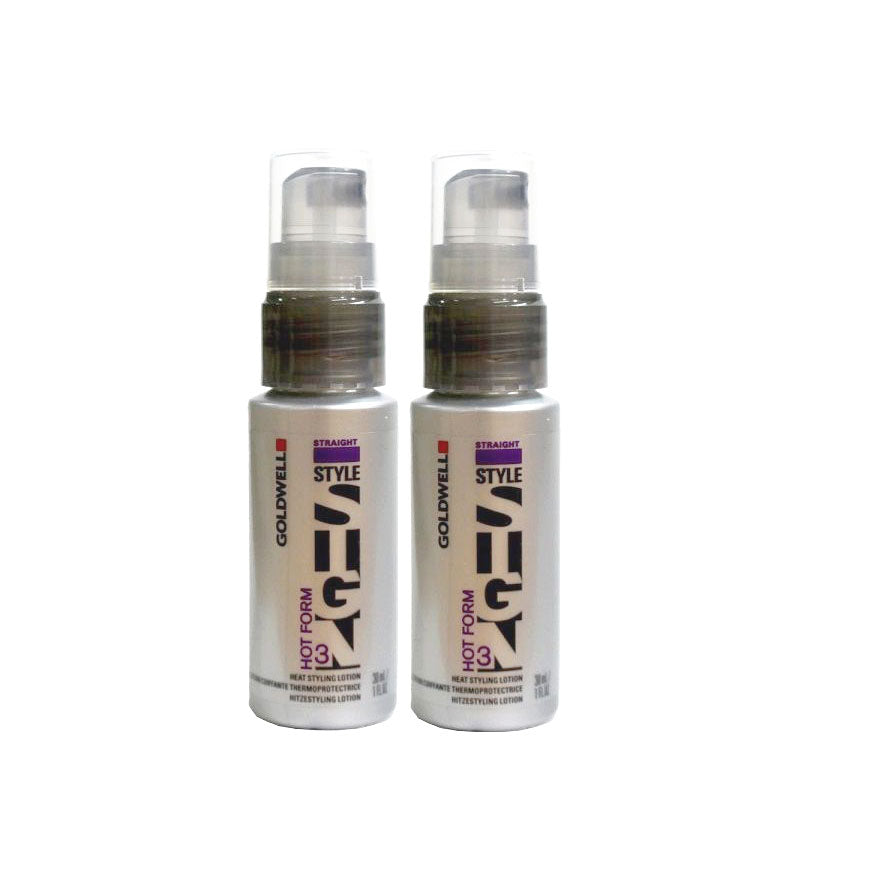 2 Pack x Goldwell Heat Styling Lotion Style Sign 3 Hot Form 30ml