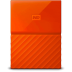 WD My Passport 4TB USB 3.0 Portable Hard Drive Orange (WDBYFT0040BOR-WESN)