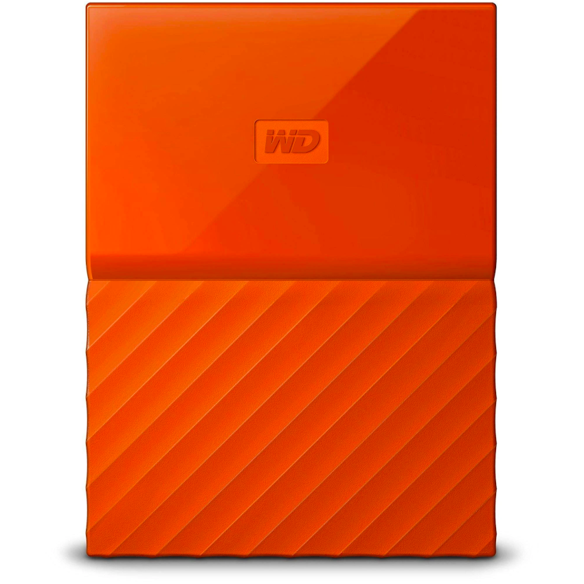 WD My Passport 4TB USB 3.0 Portable Hard Drive Orange (WDBYFT0040BOR-WESN)