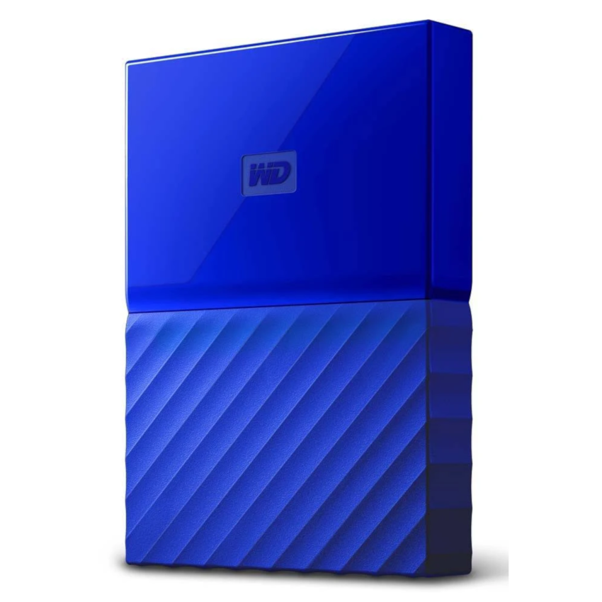 WD My Passport 4TB USB 3.0 Portable Hard Drive Blue (WDBYFT0040BBL-WESN)
