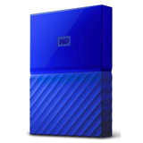 WD My Passport 4TB USB 3.0 Portable Hard Drive Blue (WDBYFT0040BBL-WESN)