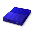 WD My Passport 4TB USB 3.0 Portable Hard Drive Blue (WDBYFT0040BBL-WESN)
