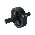 Zen Flex Fitness Exercise AB Wheel Roller - Black - 18.5x18.5cm