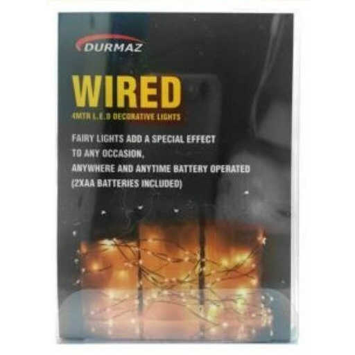 Wired L.E.D Decorative Lights (4 metres or 2 metres)
