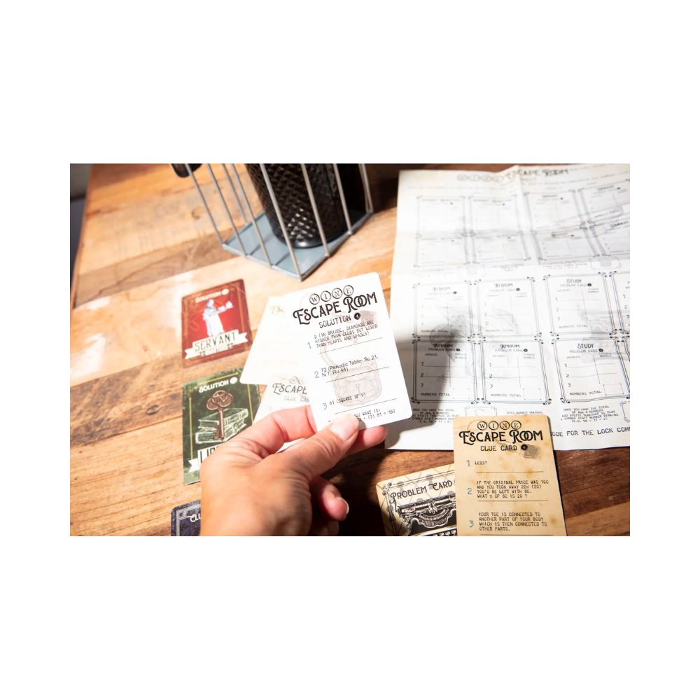 Wine Escape Room Puzzle Game
