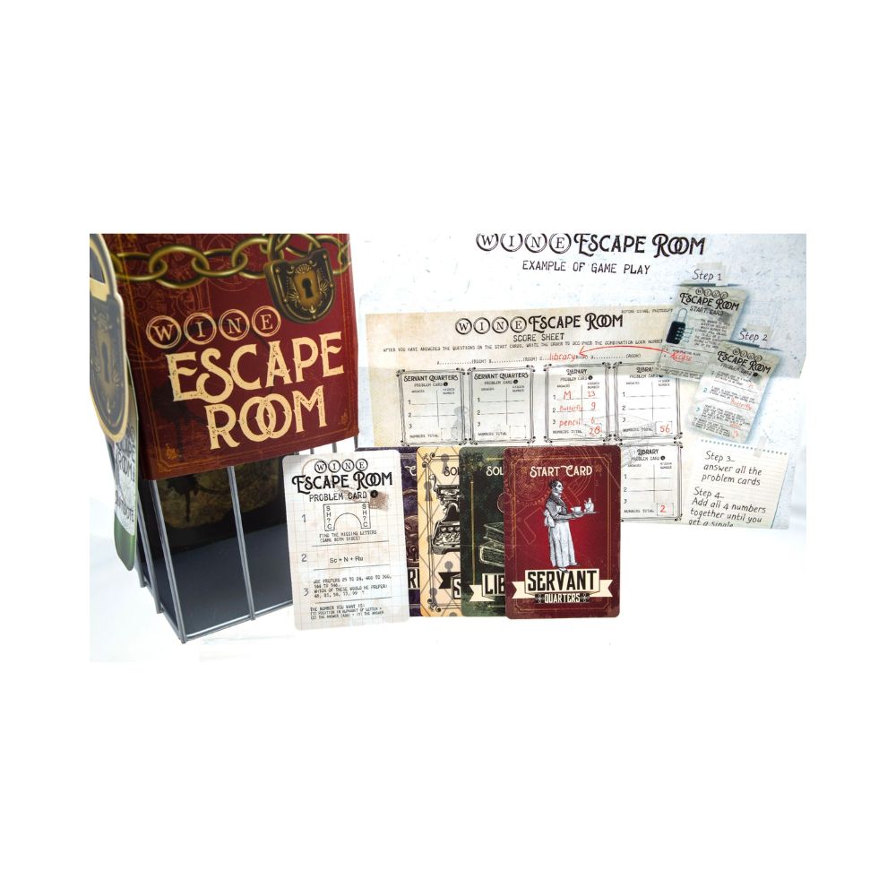 Wine Escape Room Puzzle Game Smooth Sales