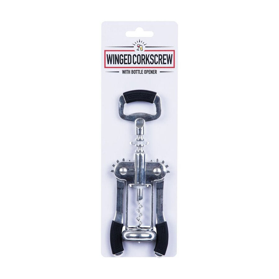 Winged Corkscrew Bottle Opener