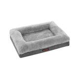 Paws & Claws 70x50cm Winston Orthopaedic Foam Walled Pet Bed - Grey