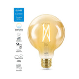 WiZ 7W 640lm G95 E27 Filament Amber Smart Bulb