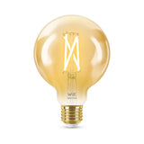 WiZ 7W 640lm G95 E27 Filament Amber Smart Bulb