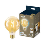 WiZ 7W 640lm G95 E27 Filament Amber Smart Bulb