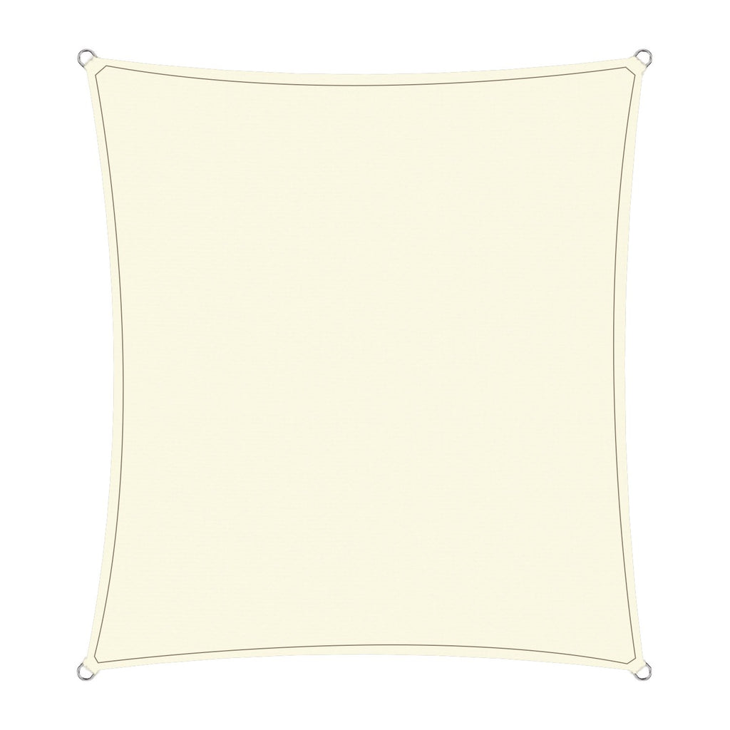 Wallaroo Waterproof Outdoor Shade Sail Sun Cloth Square 2.5x2.5M
